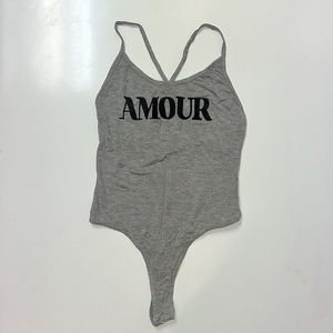 Amour Criss-Cross Bodysuit